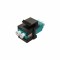 Модуль коммутационный типа Keystone 2LC/UPC MM 50/125, цвет черный