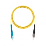 Шнур оптический переходной, одинарный, одномодовый SM 9/125 OS2, <nobr><nobr>SC/UPC-FC/UPC,</nobr></nobr> LSZH нг (A)-HF, <nobr>1 м</nobr>